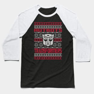 Transformers Gen 1 Autobots - Ugly Christmas sweater Baseball T-Shirt